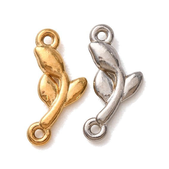 304 Stainless Steel Connector Charms, Flower Links