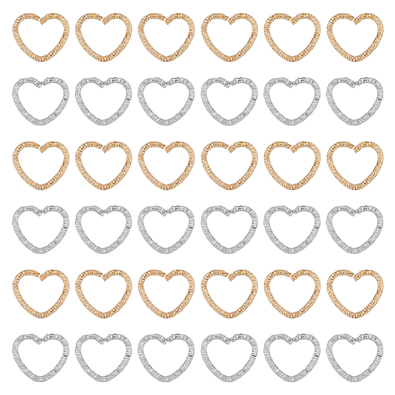 100 шт 2 цвета железные прыжковые кольца, текстурированные открытые кольца для прыжков