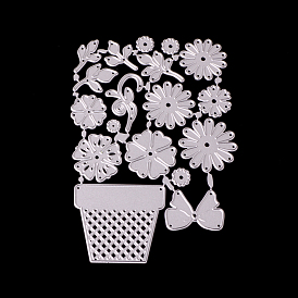 Carbon Steel Embossing Knife Die Cutting for DIY Template, Decorative Embossing DIY Paper Card, Matte Platinum Color