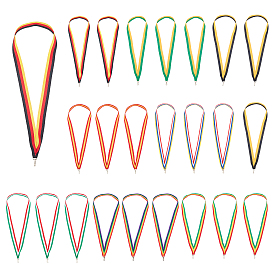 40шт 8 стиль полиэстеровая лента ремешок для медали, с застежкой железа