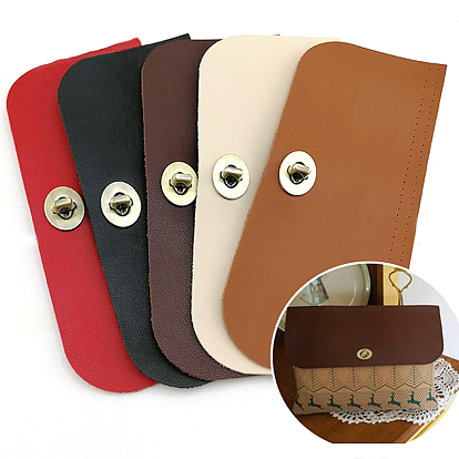 Набор для вязания крючком рюкзака своими руками, включая чехол из искусственной кожи и застежки