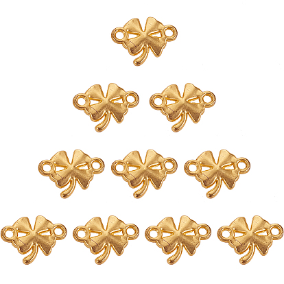 SUNNYCLUE Alloy Links/Connectors, Matte Style, Clover