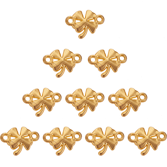 SUNNYCLUE Alloy Links/Connectors, Matte Style, Clover