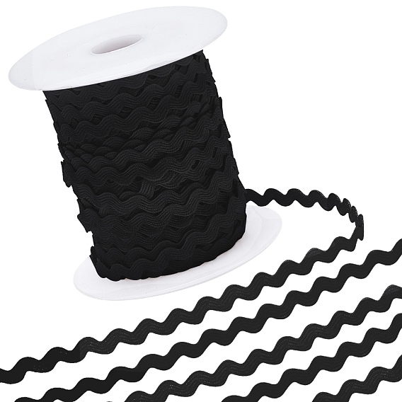 Тесьма из полиэстера, с пластиковой катушке, плоская волна