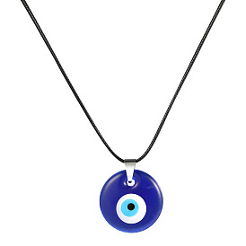 Fashionable Evil Eye Necklace with Blue Eye Pendant