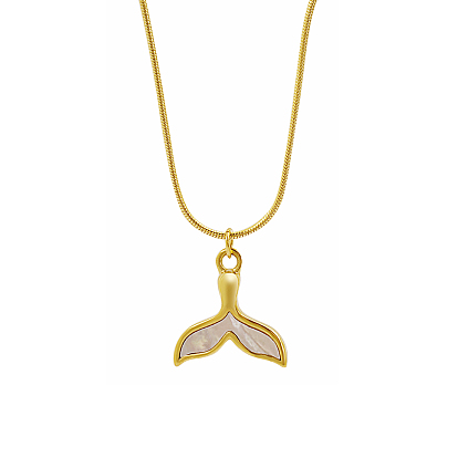 Стильные 304 подвески в виде хвоста кита из нержавеющей стали для ежедневного ношения у женщин