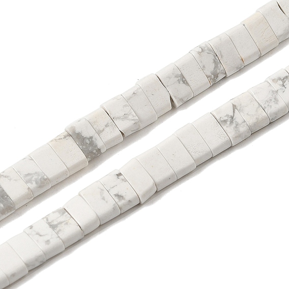 Синтетических Говлит бисер нитей, 2-луночное, прямоугольные