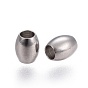 202 Stainless Steel Beads, Oval
