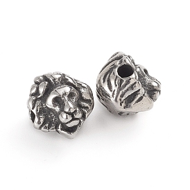 304 Stainless Steel Beads, Lion