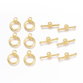 Alloy Toggle Clasps, Ring