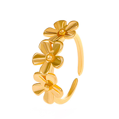 Латунные кольца на пальцах манжеты, золотые