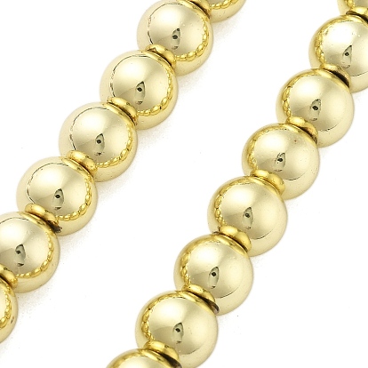 Синтетических немагнитных гематит бисер нитей, круглые