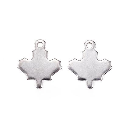 Осенняя тема 201 подвески из нержавеющей стали, кленового листа