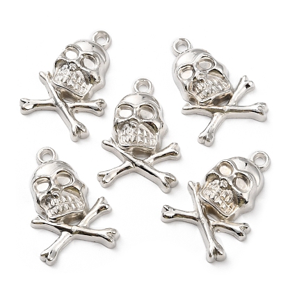 CCB Plastic Pendants, Skull Charm