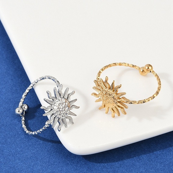 304 открытые манжеты из нержавеющей стали, солнце