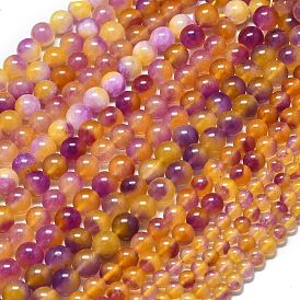 Натуральный Malaysia нефритовые бусы пряди, окрашенная и подогревом, круглые