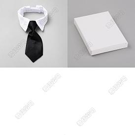 2Pcs Polyester Pet Ties, Pet Collars, with Plastic Adjuster Buckle