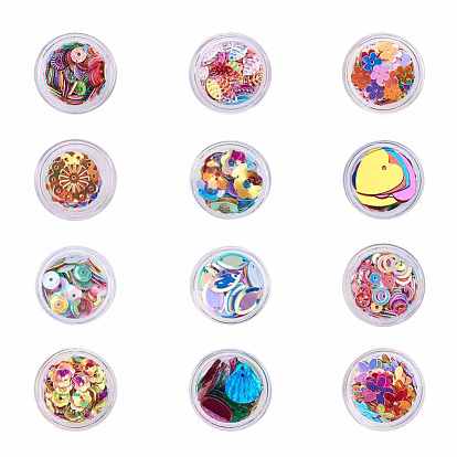 Пластиковые блестки, блестки бисер, Аксессуары для орнаментов, разнообразные