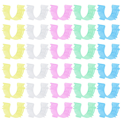 150шт. 5 цвета прозрачные пластиковые швейные нитки держатели катушки зажимы