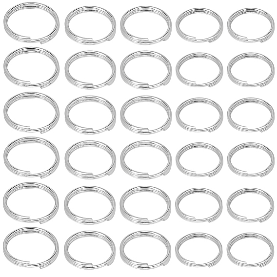 600шт 3 стили 304 разрезные кольца из нержавеющей стали, кольца с двойной петлей