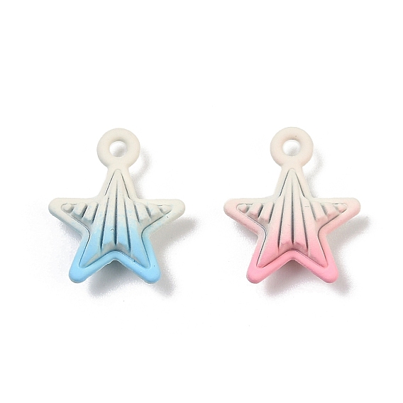 Акриловые подвески краскораспылительные, звезды прелести, без свинца, без никеля и без кадмия