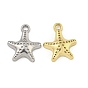 Ионное покрытие (ip) 304 подвески из нержавеющей стали, очарование морской звезды