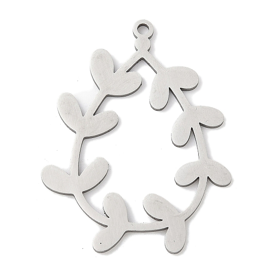 201 подвески из нержавеющей стали, лазерная резка, подвеска в виде слезинки с оливковой ветвью, анти-тускнение