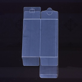 Складные прозрачные коробки из ПВХ, для крафта упаковки конфет свадьба пользу подарочные коробки, прямоугольные