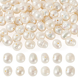 70Pcs Natural Cultured Freshwater Pearl Beads, Potato, Grade A++