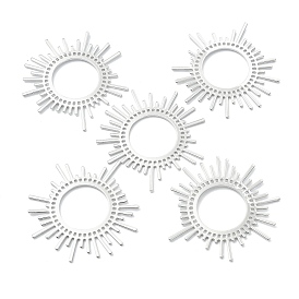 Colgantes de latón Shegrace, encantos del sol, sin cadmio, plomo, níquel
