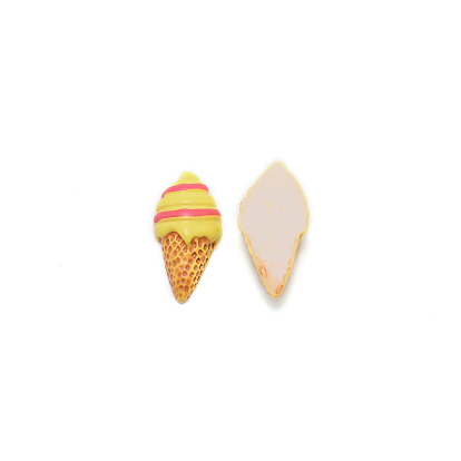 Resin Cabochons, DIY for Mobile Phone Decoration & Bobby Pin Accessories, Ice Cream