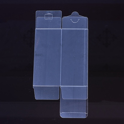 Складные прозрачные коробки из ПВХ, для крафта упаковки конфет свадьба пользу подарочные коробки, прямоугольные