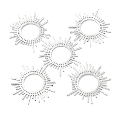 Colgantes de latón Shegrace, encantos del sol, sin cadmio, plomo, níquel