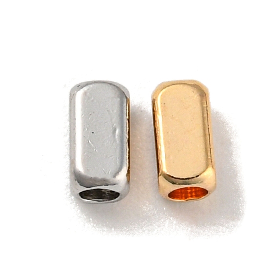 Brass Beads, Cadmium Free & Nickel Free & Lead Free, Cuboid