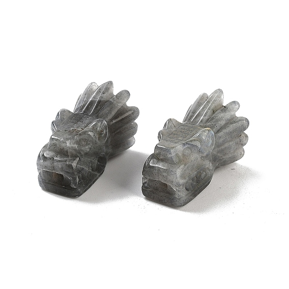 Природные лабрадорита бисер, голова дракона