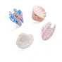 Mini Shell Shape Cellulose Acetate(Resin) Claw Hair Clips, Hair Accessories for Girls Women