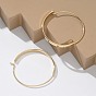 304 aretes de aro de acero inoxidable para mujer