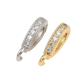 Латунные микро проложить кубического циркония подвески, слезинки, стойки покрытие, долговечный, без свинца и без кадмия