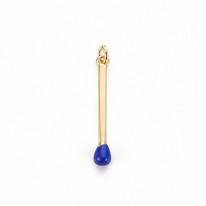 Латунь эмаль подвески, с целью перехода в кольце, без кадмия, без никеля и без свинца, матч, реальный 16 k позолоченный