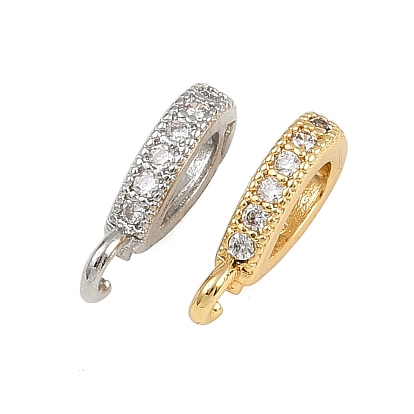 Латунные микро проложить кубического циркония подвески, слезинки, стойки покрытие, долговечный, без свинца и без кадмия