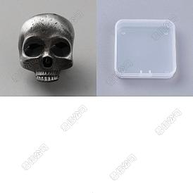 4шт. броши из сплава в виде черепа