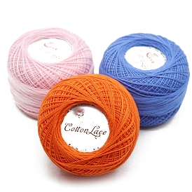 45g Cotton Size 8 Crochet Threads, Embroidery Floss, Yarn for Lace Hand Knitting