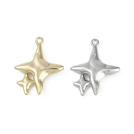 Латунные подвески, без кадмия, без никеля и без свинца, звезды прелести