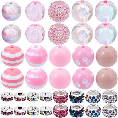 Наборы бисера своими руками, включая шарики из смолы, Акриловые бусины, Бусины со стразами из смолы, Полимерная глина горный хрусталь Европейский бисером, латунь марки А горный хрусталь Spacer бисер, разнообразные
