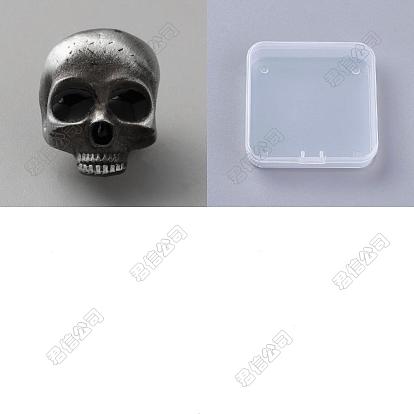 4шт. броши из сплава в виде черепа