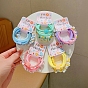 4Pcs Elastic Fibers Hair Ties