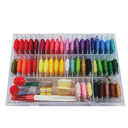 DIY Sewing Tool Kits, Including Sewing Thread, Needle, Finger Holder, Scissors and Easy Automatic Threader