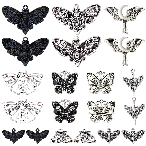 20 шт 10 стили подвески из сплава в тибетском стиле, моль