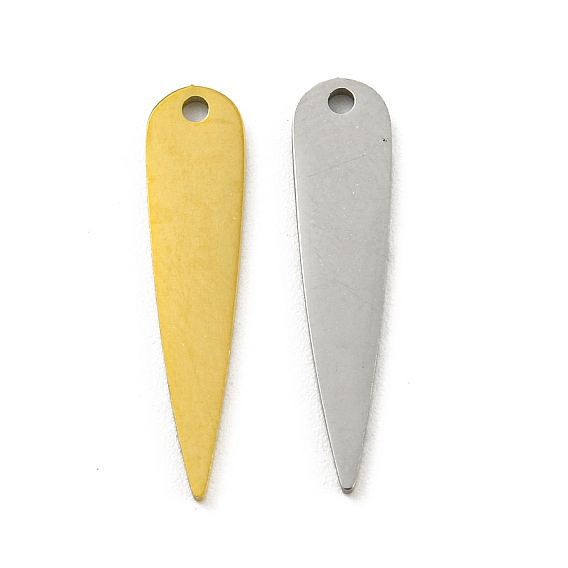 304 подвески из нержавеющей стали, очарование слезы, лазерная резка