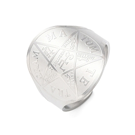 304 из нержавеющей стали манжеты кольца, звезда, без кадмия и без свинца и без никеля